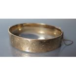 Rolled Gold Hinged Bangle