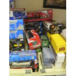 A Selection of NewRay, Rastar and other die cast vehicles, boxed