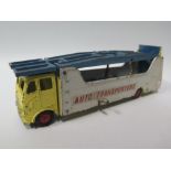 DINKY No.984 Car Carrier "Auto Transporters" - export issue finished in yellow cab and chassis, grey