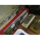 Dinky 281 Military Hovercraft boxed, 303 Commando Squad boxed and 681 DUKW BOXED