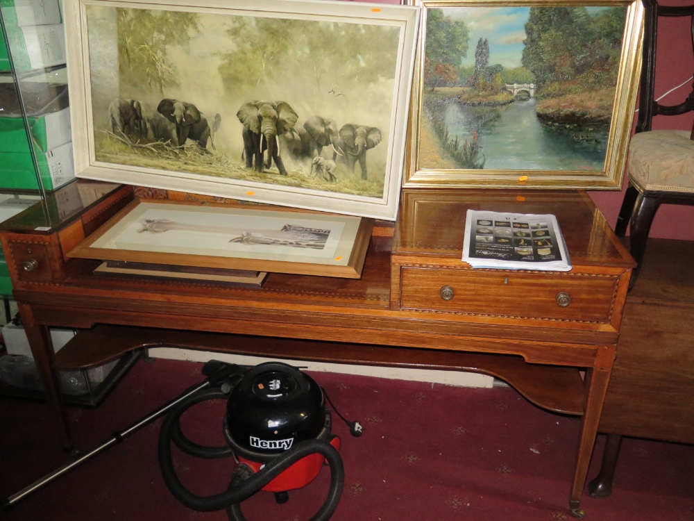 A Late Eighteenth Century Square Piano Case by Muzio Clements with bill of sale from 1980 for £475