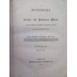 A Dictionary of Archaic & Provincial Words, James Orchard Halliwell, 1852 Brixton Hill Printed for