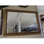 A Large Gilt Framed Wall Mirror