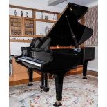 Kawai (c2013) A 7ft Model SK6 Shigeru grand piano in a bright ebonised case on square tapered legs.