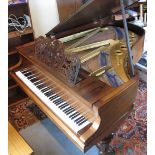 Blüthner (c1900) A 6ft 3in Style 8 grand piano in a rosewood case on turned octagonal legs.