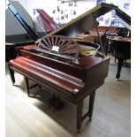 Challen (c1920's) A 4ft 11in grand piano in a mahogany case. The case has been re-polished.