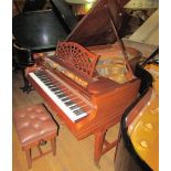 Bechstein (c1907) A 6ft 7in Model B grand piano in a mahogany case on dual square tapered leg;