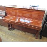 Steinway (c1928) A Model Z upright piano in a traditional mahogany case. AMENDMENT Is (c1958).