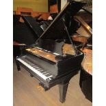 Steinway (c1910) A 6ft 2in 88-note Model A grand piano in an ebonised case on square tapered legs.