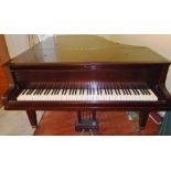 Blüthner (c1976) A 6ft 2in grand piano in a mahogany case on square tapered legs.