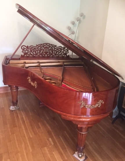 Steinway (c1900's) A 5ft 10in 88-note Model O grand piano in a polished rosewood case with applied