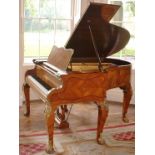 Richard Lipp & Sohn (c1908) A 6ft grand piano in a fine kingwood, parquetry,