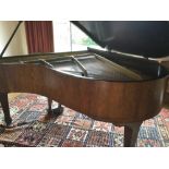 Steinway (c1920) A 5ft 10in 88-note Model O grand piano in a mahogany case on square tapered legs.