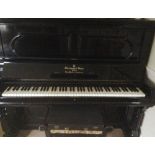 Steinway (c1904) A Vertegrand upright piano in an ebonised case.