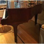 Weber (c2011) A 5ft 1in grand piano in a bright mahogany case on square tapered legs.