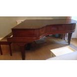 Steinway (c1907) A 6ft 11in Model B grand piano in a rosewood case on square tapered legs.