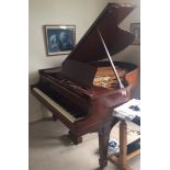 Steinway (c1920) A 5ft 10in 88-note New York Model O grand piano in a mahogany case on square