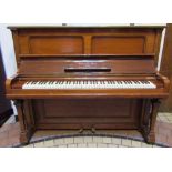 Steinway (c1904) A Vertegrand upright piano in a rosewood case.