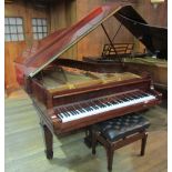 Steinway (c1925) A 6ft 2in Model A grand piano in a rosewood case on square tapered legs.