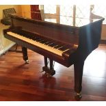 Yamaha (c2001) A 5ft 8in Model C2 grand piano in a bright mahogany case on square tapered legs.