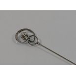 A Charles Horner silver hat pin, Chester 1910. 8.