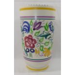 A Poole Pottery vase, 23.