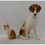 A Royal Worcester figure of a hound, 17.