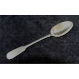 A Victorian silver fiddle pattern table spoon, London 1893, 2.38ozt, 74.1g, 22.