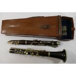 A Buffet Crampon Paris rosewood clarinet, serial no.