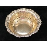 An Edwardian silver bon bon dish, Birmin