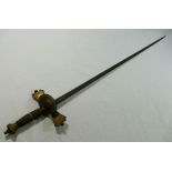 A 19th century court sword,