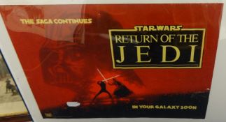 CINEMA FILM POSTER COLLECTION Star Wars Return of The Jedi, 77cm x 101cm