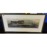 Various 19th century Plymouth etchings, framed.