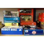 Various Diecast models including Corgi tramlines, Snap On trucking models, James Bond collection and