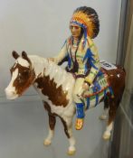 Beswick, Indian Chief on horseback.