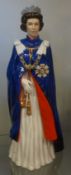 Royal Doulton figure to celebrate the 30th Anniversary of the Coronation of QE2 1983, limited
