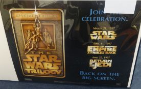 CINEMA FILM POSTER COLLECTION 'Star Wars', approx. 77cm x 101cm