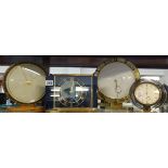 Three retro Kienzel mantel clocks also a Smiths mantel clock (4).