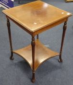A good mahogany and inlaid occasional table.
