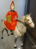 Beswick, Royal Lifeguard on dapple grey horse.