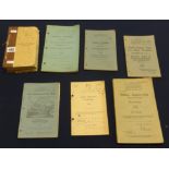 An interesting collection of World War II training manuals including Infantry Training.