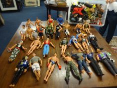 Large collection of Action Man figures, models and accessories.