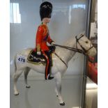 Beswick, H.R.H The Duke of Edinburgh mounted on Alamein, trooping the colour 1957.