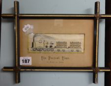 Pair of 19th Century Stevenographs titles 'The Good Old Days' and 'The Present Time' (2).