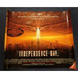 CINEMA FILM POSTER COLLECTION Two posters 'Independence Day', approx. 67cm x 101cm