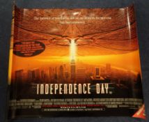 CINEMA FILM POSTER COLLECTION Two posters 'Independence Day', approx. 67cm x 101cm