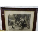 Three Victorian prints including Fred Morgan 'Nothing To Fear', 'Over The Jumps' and another