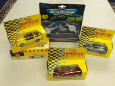 Collection of boxed Diecast models including Maisto Supercars, Van Guards, Promo models, Vintage