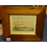 A small print 'A Clipper Ship', three modern signed prints 'Senninapag', Frances Bedeman signed