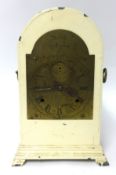 A made up clock, with brass dial inscribed 'Patrick of Greenwich' in painted wood case.